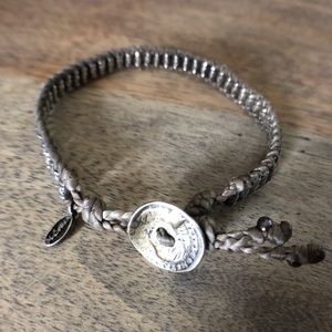 M. Cohen Thai Beads on Tan Wax Cord Unisex